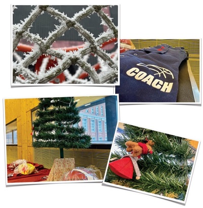 Collage aus Bildern des BBC-Weihnachtsturniers